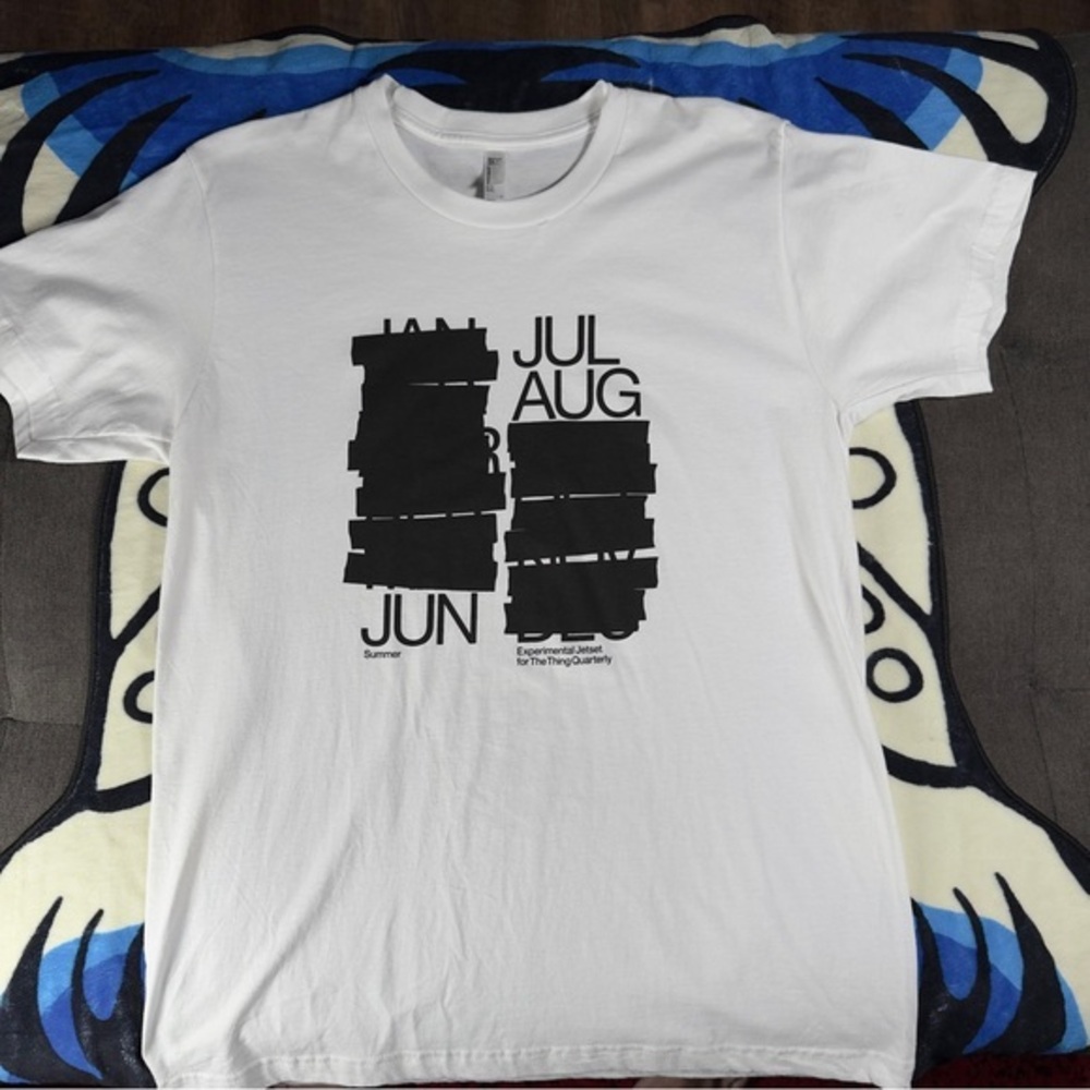 Experimental Jetset/ THE THING Quarterly Tee shirt collab for summer 2016 Size L